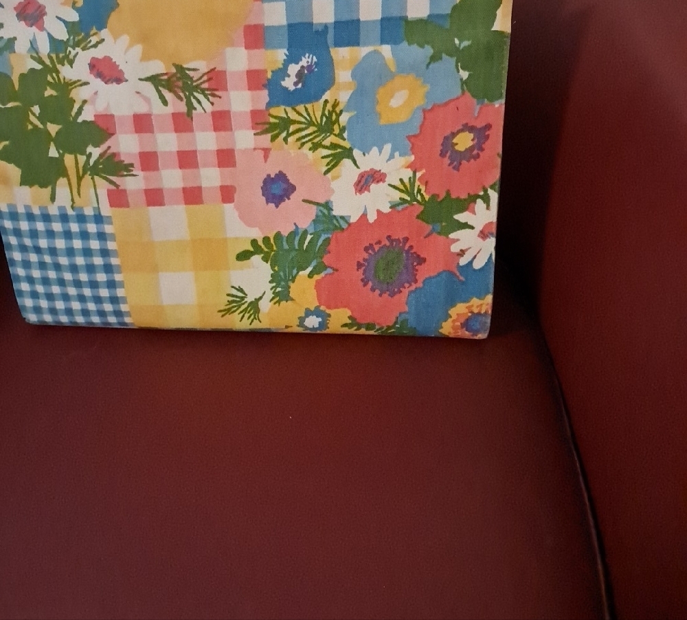 Vtg Margaret Smith Floral Patchwork Tote Bag - image 5